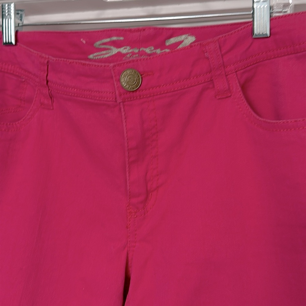 Senen7- dark pink jeans sz14